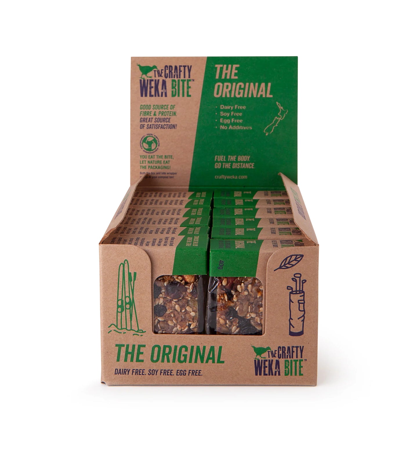 Crafty Weka Bites - Original - 12 x 40g Bite Box