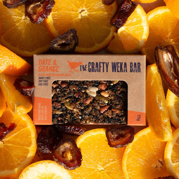 Crafty Weka Bars - Date & Orange - 12 Bar Box