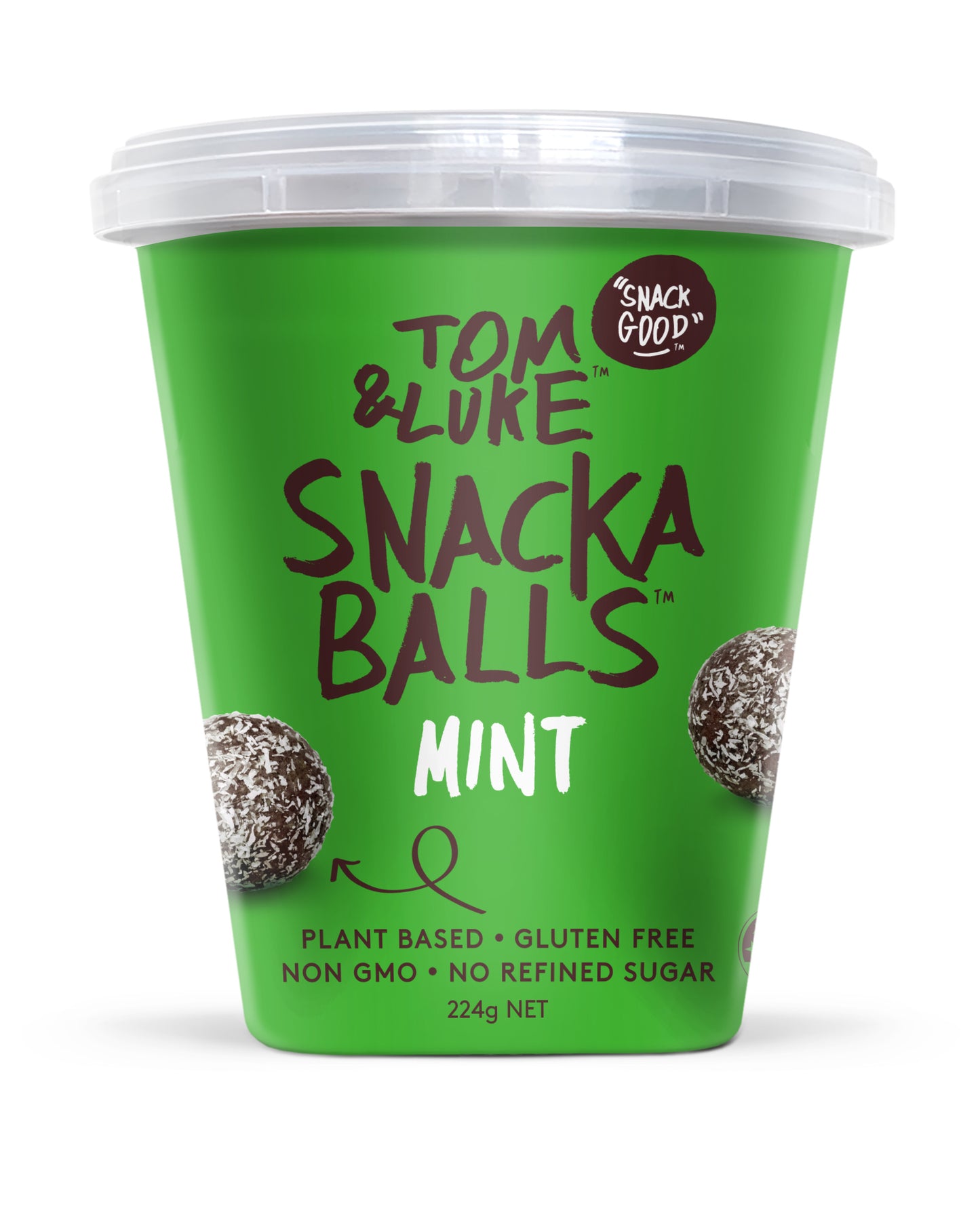 Tom & Luke Snackaballs - Mint - 8 Tub Box