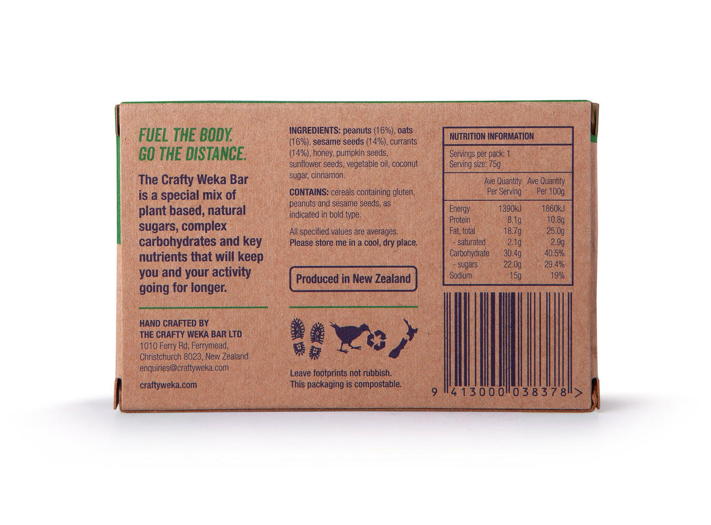 Crafty Weka Bars - Original - Box of 12