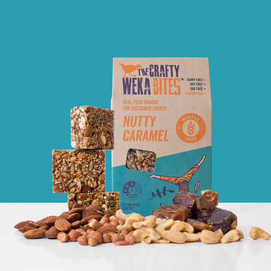 Crafty Weka Bites - Nutty Caramel - Gluten Free - 5 x150g Pouch