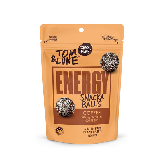 Tom&Luke Energy Coffee Snackaballs - 9 pouch box