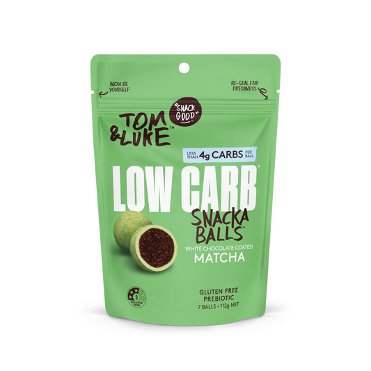 Tom&Luke Snackaballs - Low Carb - White Chocolate Matcha