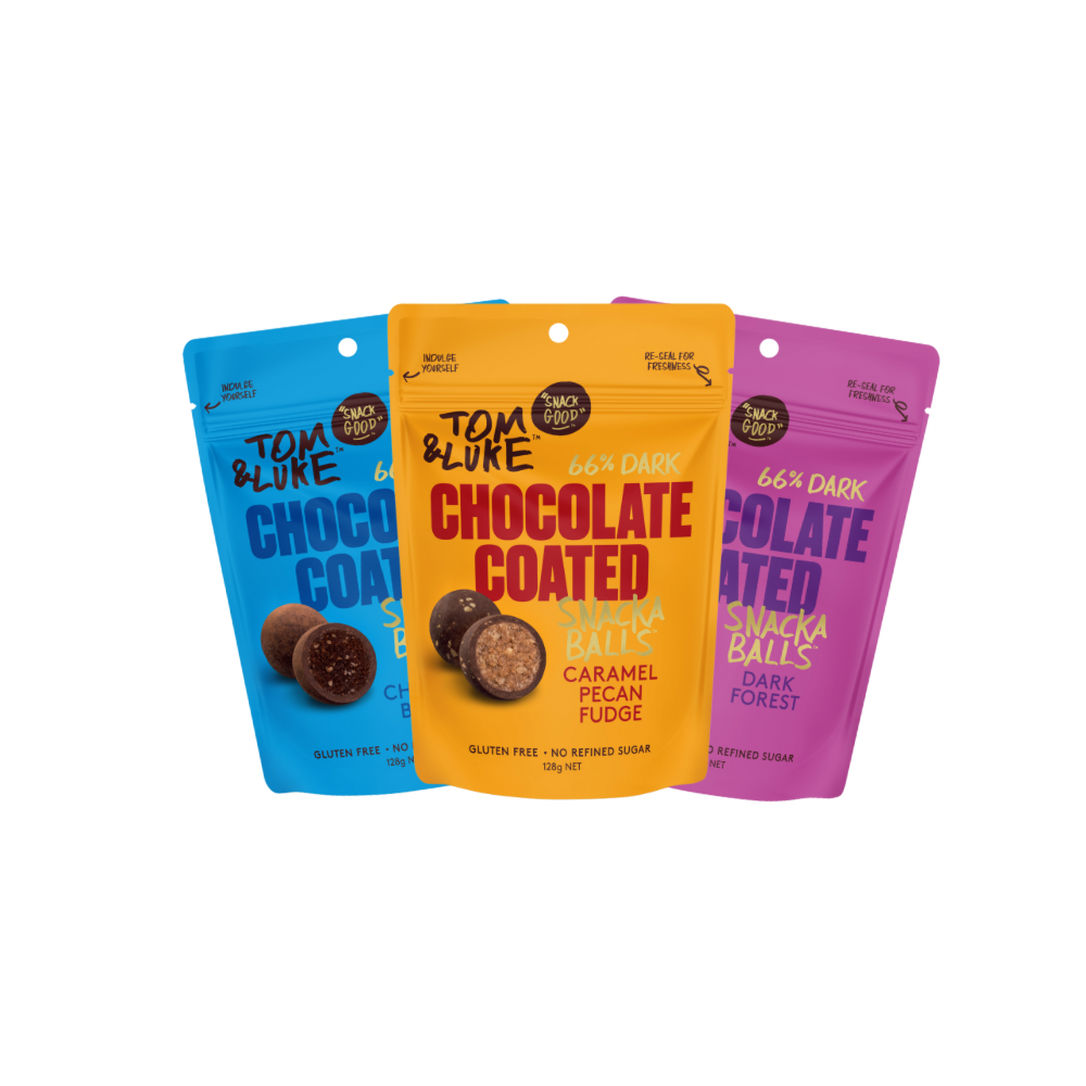 Tom & Luke Chocolate Coated - Thruple box - 9 Pouch mixed box